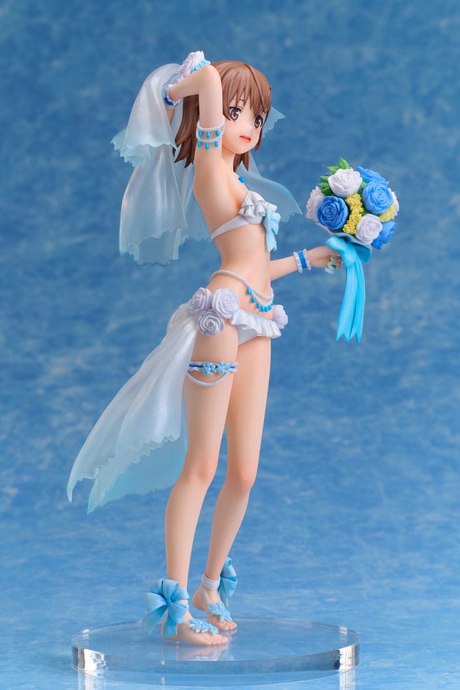 A Certain Scientific Railgun T PVC Statue 1/7 Mikoto Misaka Wedding Swimsuit Ver. 25 cm - Image 3
