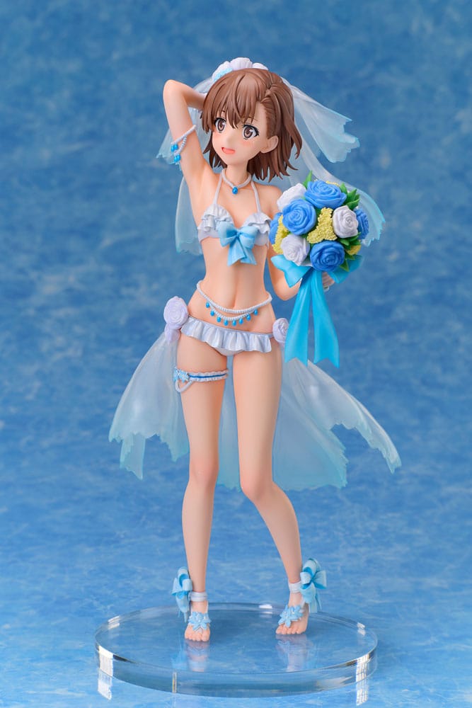 A Certain Scientific Railgun T PVC Statue 1/7 Mikoto Misaka Wedding Swimsuit Ver. 25 cm - Image 6