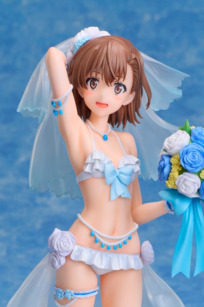 A Certain Scientific Railgun T PVC Statue 1/7 Mikoto Misaka Wedding Swimsuit Ver. 25 cm - Image 7