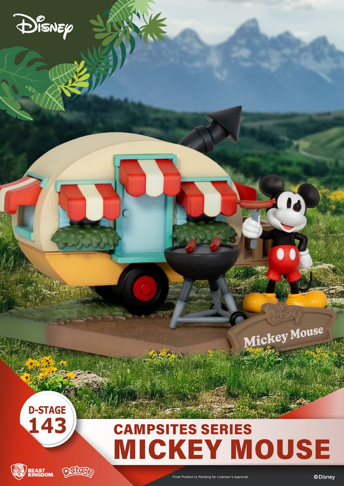Disney D-Stage Campsite Series PVC Diorama Mickey Mouse 10 cm - Image 4
