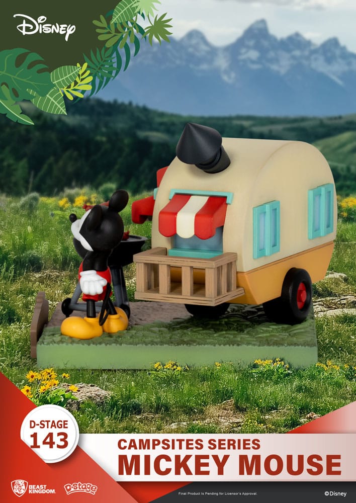 Disney D-Stage Campsite Series PVC Diorama Mickey Mouse 10 cm - Image 5
