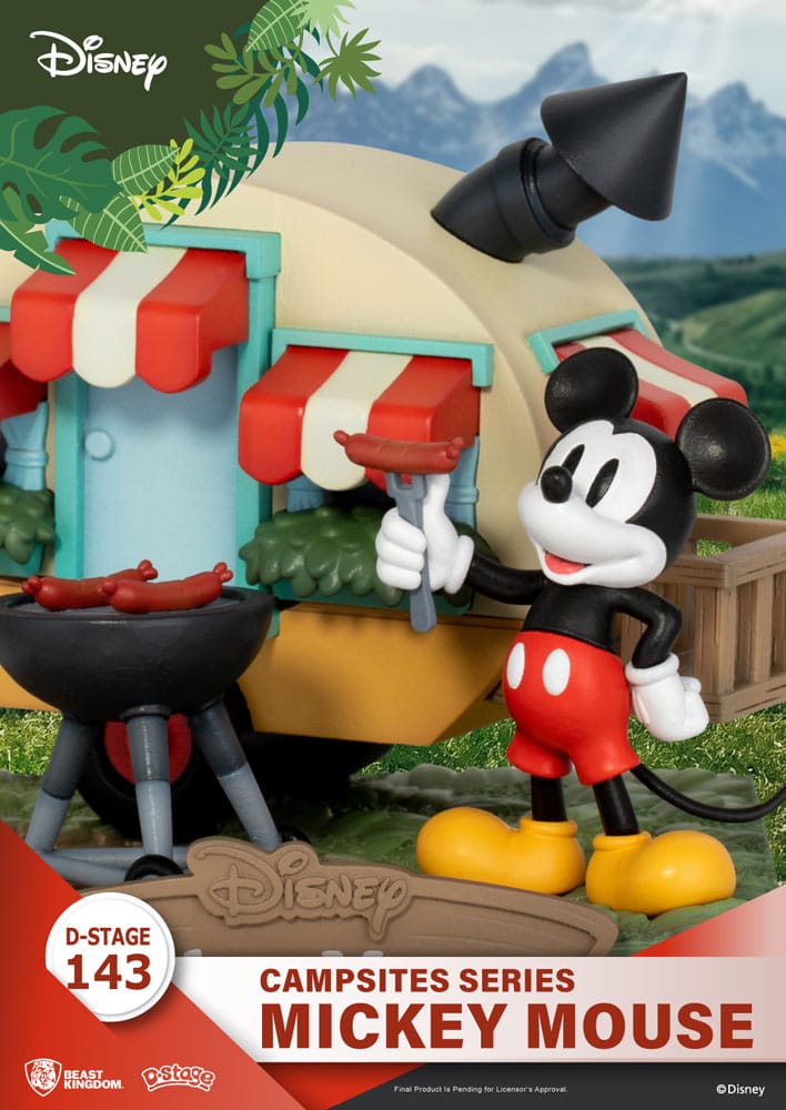 Disney D-Stage Campsite Series PVC Diorama Mickey Mouse 10 cm - Image 6