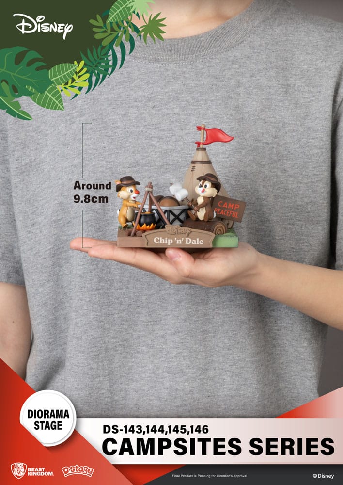 Disney D-Stage Campsite Series PVC Diorama Mickey Mouse 10 cm - Image 7