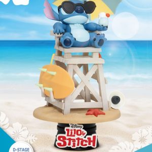 Disney D-Stage PVC Diorama Stitch Summer Vibe 16 cm