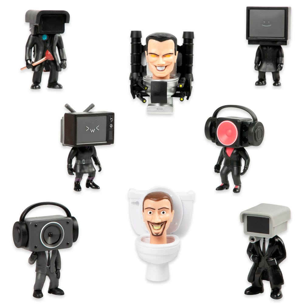 Skibidi Toilet Figures 11 cm Series 1 Display (9) - Image 8