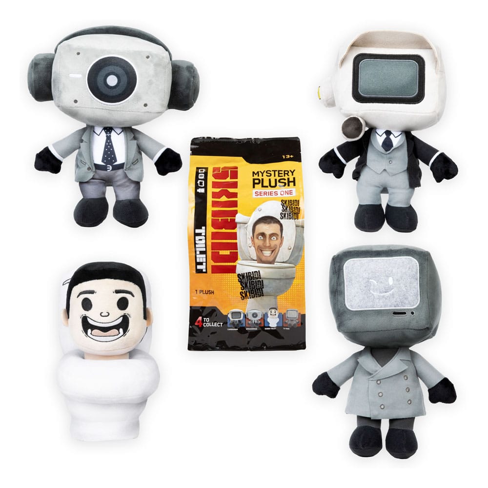 Skibidi Toilet Plush Mystery Blind Bag Display (2) - Image 8