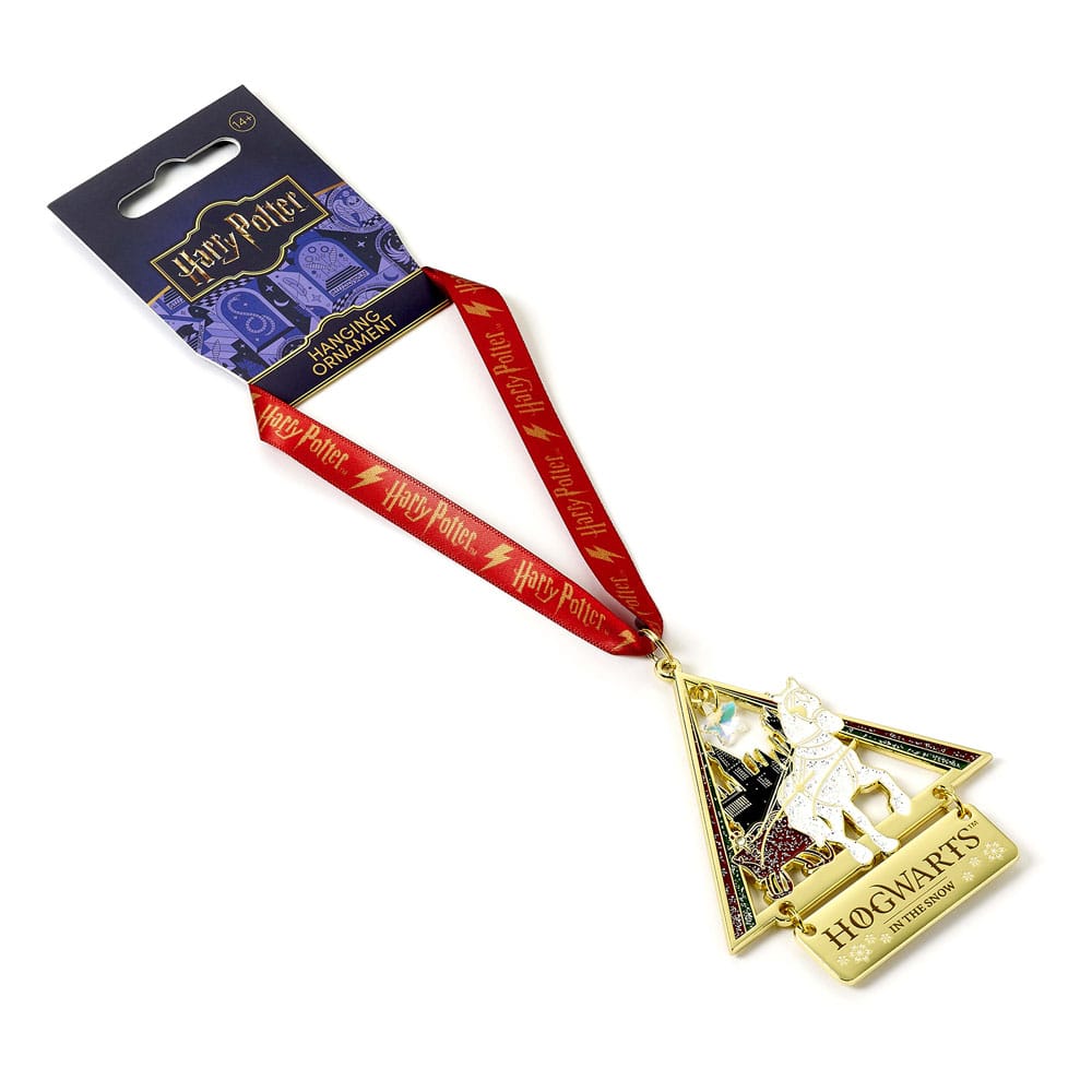 Harry Potter tree ornament Hogwarts in the Snow (Golden Tone) - Image 2