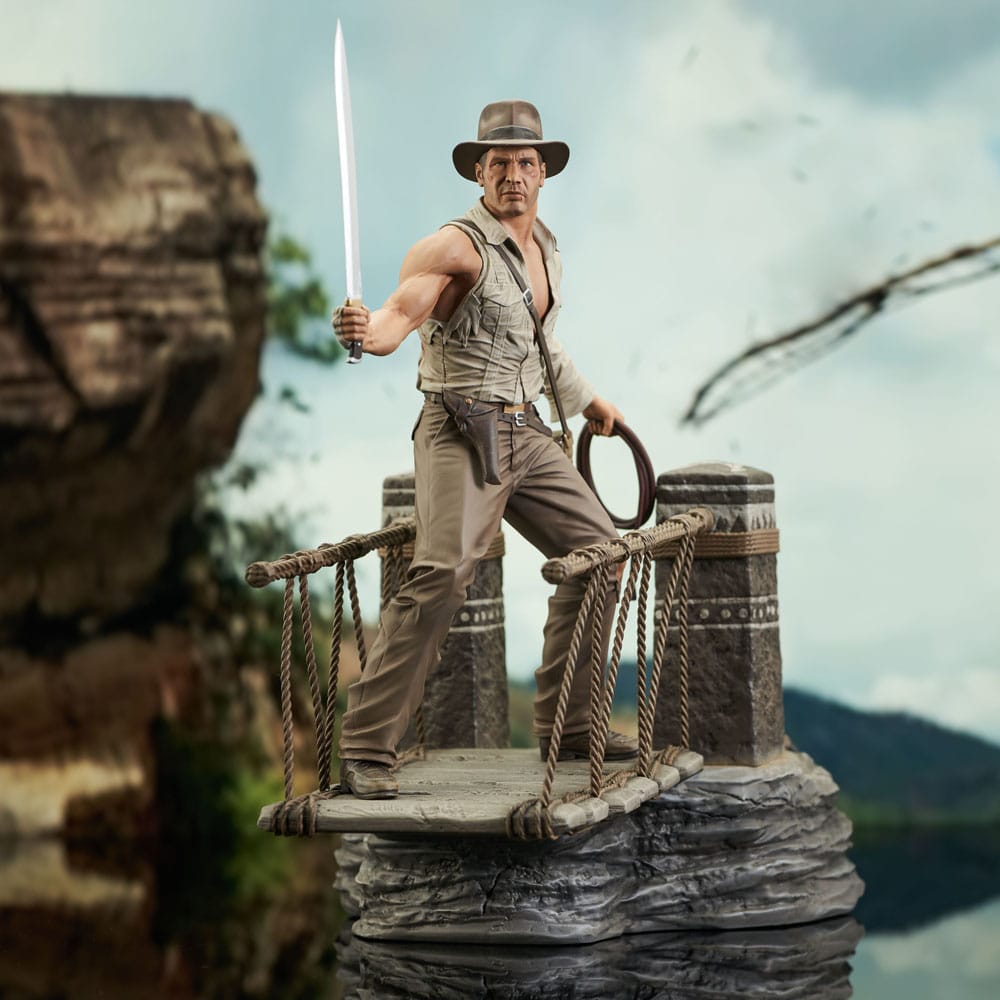 Indiana Jones and the Temple of Doom Deluxe Gallery PVC Statue Rope Bridge 28 cm - Image 2