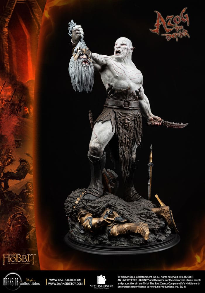 The Hobbit QS Series Statue 1/4 Azog The Defiler John Howe Signature Edition Edition 68 cm - Image 2