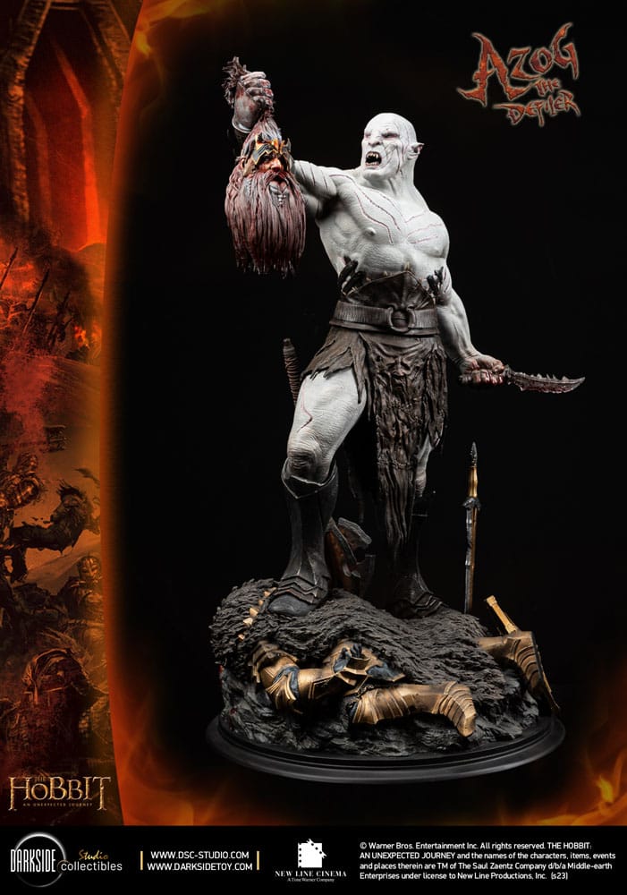 The Hobbit QS Series Statue 1/4 Azog The Defiler John Howe Signature Edition Edition 68 cm - Image 3