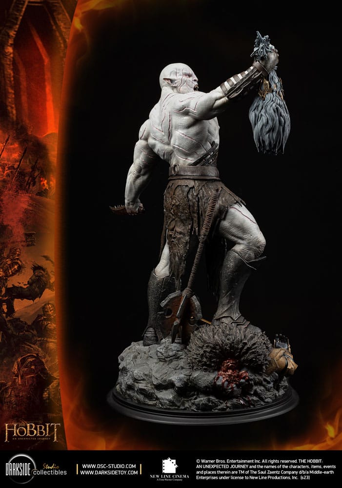 The Hobbit QS Series Statue 1/4 Azog The Defiler John Howe Signature Edition Edition 68 cm - Image 9
