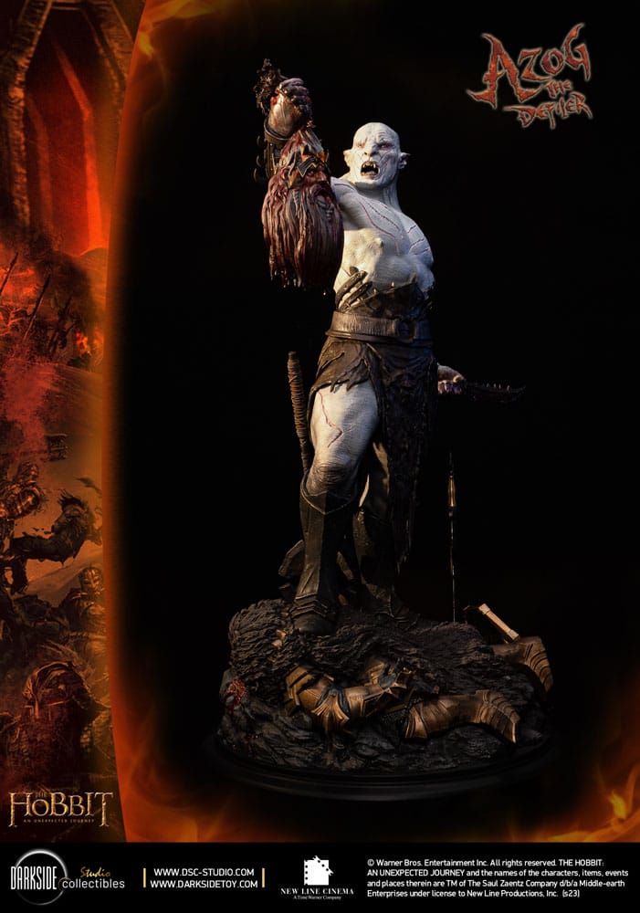 The Hobbit QS Series Statue 1/4 Azog The Defiler John Howe Signature Edition Edition 68 cm - Image 12