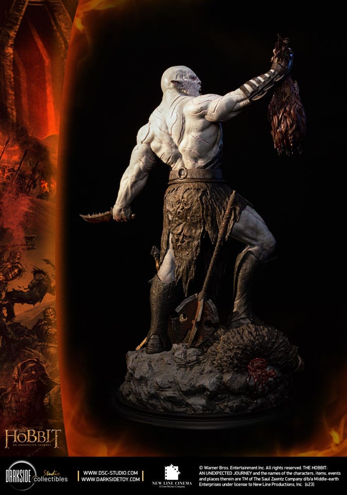 The Hobbit QS Series Statue 1/4 Azog The Defiler John Howe Signature Edition Edition 68 cm - Image 13