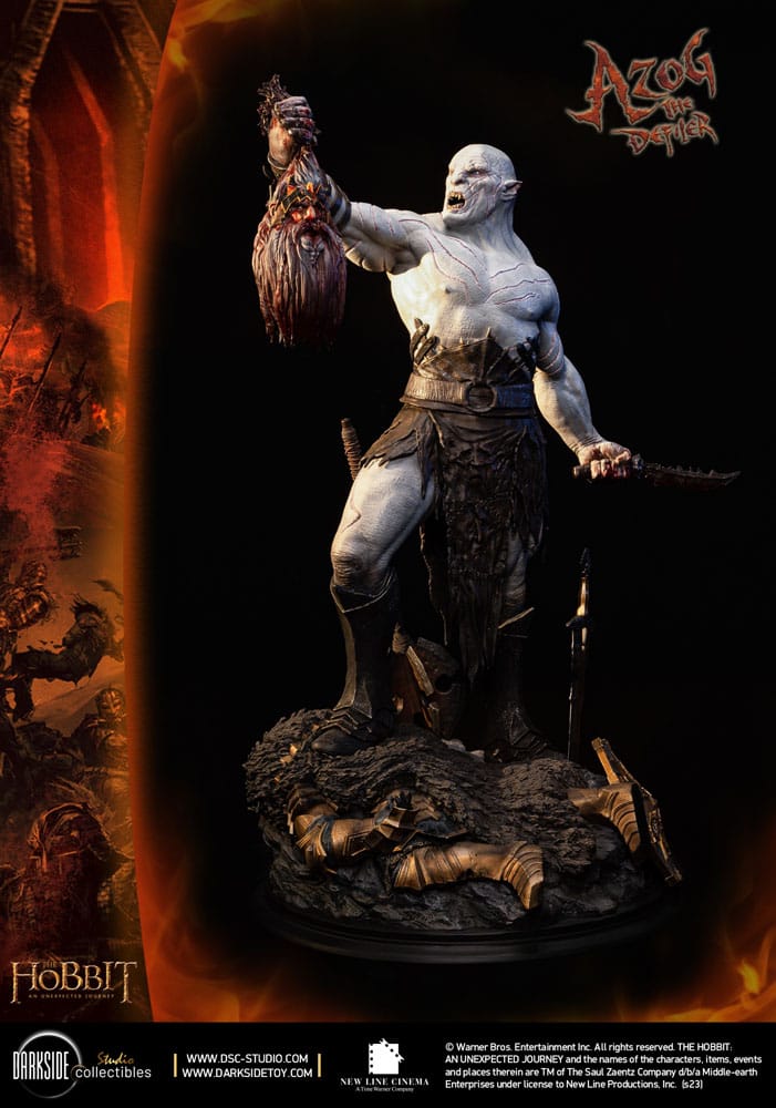The Hobbit QS Series Statue 1/4 Azog The Defiler John Howe Signature Edition Edition 68 cm - Image 14