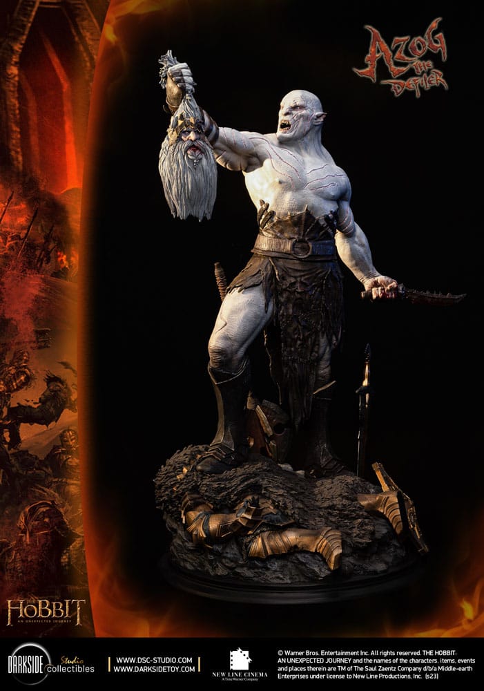 The Hobbit QS Series Statue 1/4 Azog The Defiler John Howe Signature Edition Edition 68 cm - Image 15