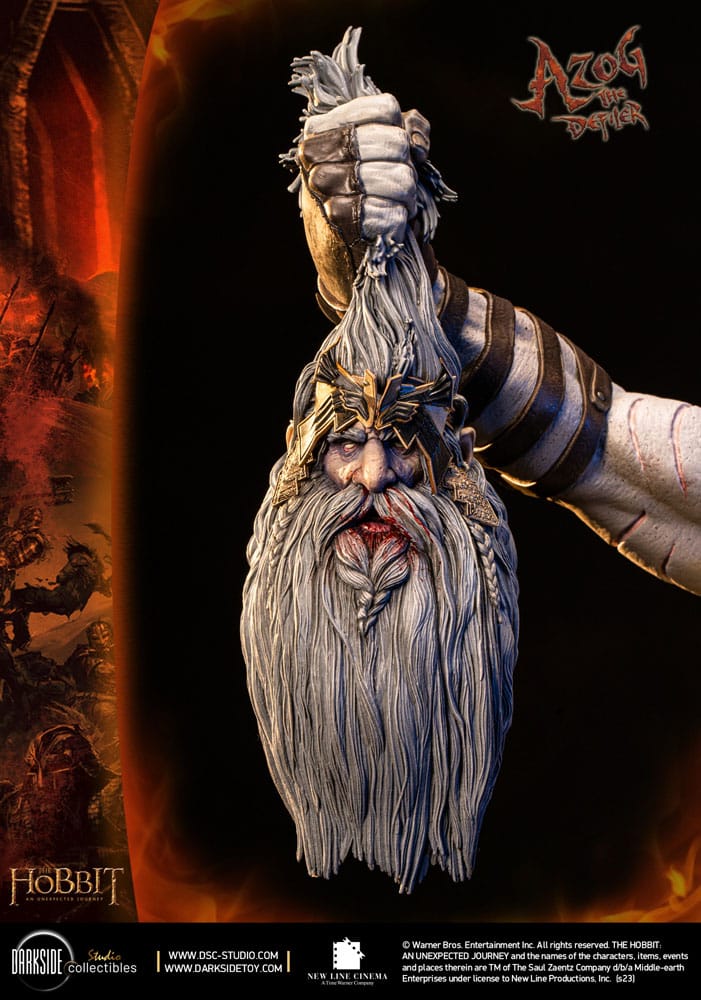 The Hobbit QS Series Statue 1/4 Azog The Defiler John Howe Signature Edition Edition 68 cm - Image 17