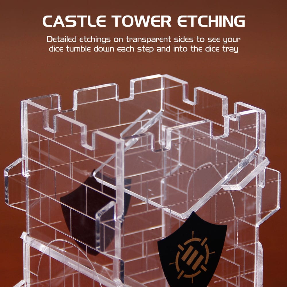 Enhance Tabletop Series Dice Tower Clear - Image 4