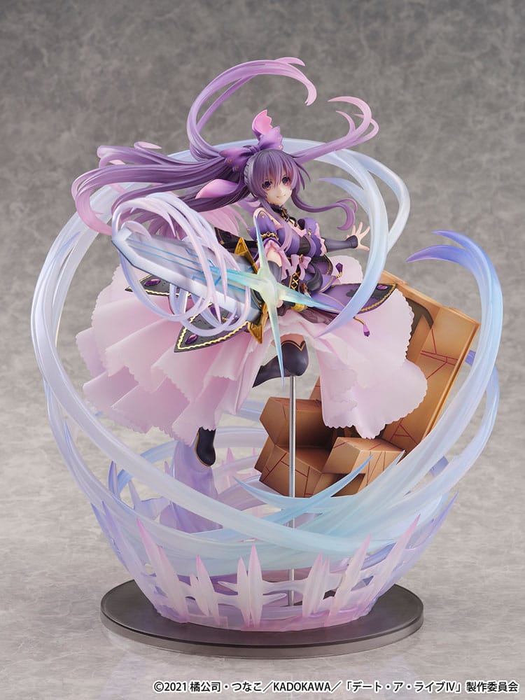 Date A Live IV SHIBUYA SCRAMBLE FIGURE PVC Statue 1/6 Tohka Yatogami Princess Amethyst Dress Ver. 32 cm - Image 2