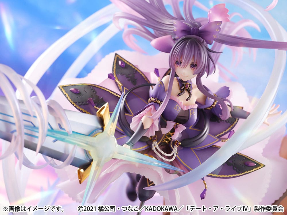 Date A Live IV SHIBUYA SCRAMBLE FIGURE PVC Statue 1/6 Tohka Yatogami Princess Amethyst Dress Ver. 32 cm - Image 3