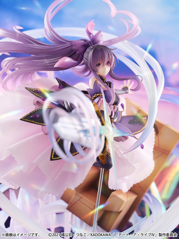 Date A Live IV SHIBUYA SCRAMBLE FIGURE PVC Statue 1/6 Tohka Yatogami Princess Amethyst Dress Ver. 32 cm - Image 10