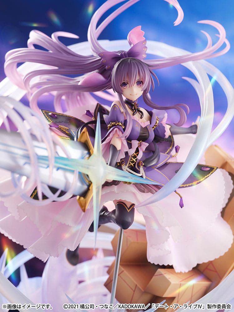 Date A Live IV SHIBUYA SCRAMBLE FIGURE PVC Statue 1/6 Tohka Yatogami Princess Amethyst Dress Ver. 32 cm - Image 11