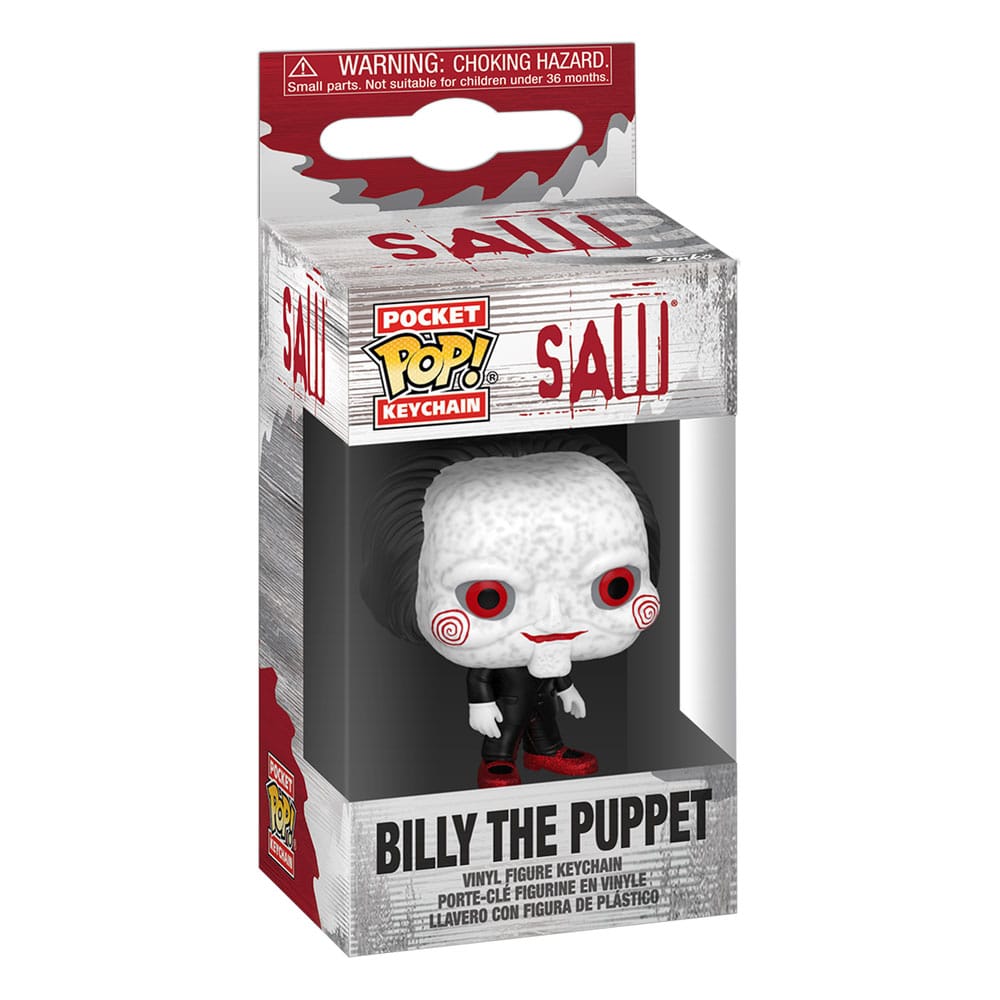 Saw Pocket POP! Vinyl Keychains 4 cm Billy the Puppet Display (12) - Image 2