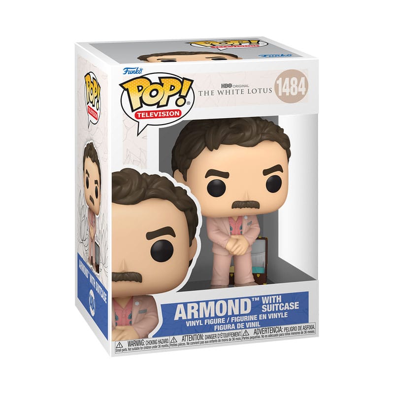 White Lotus POP! TV Vinyl Figure Armond w/Suitcase 9 cm - Image 2