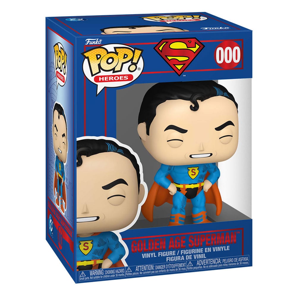 DC Comics POP! Heroes Vinyl Golden Age Superman 9 cm - Image 2