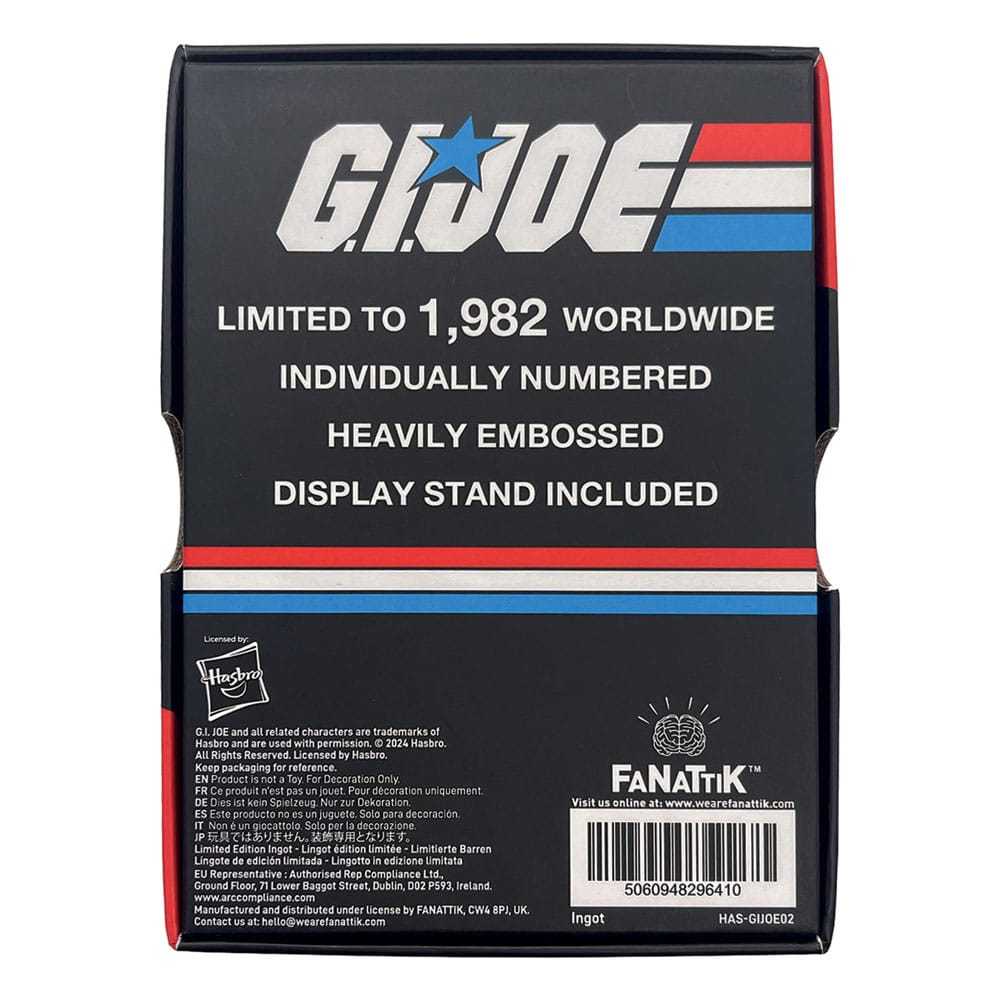 G.I. Joe Ingot A Real American Hero #1 Limited Edition - Image 4