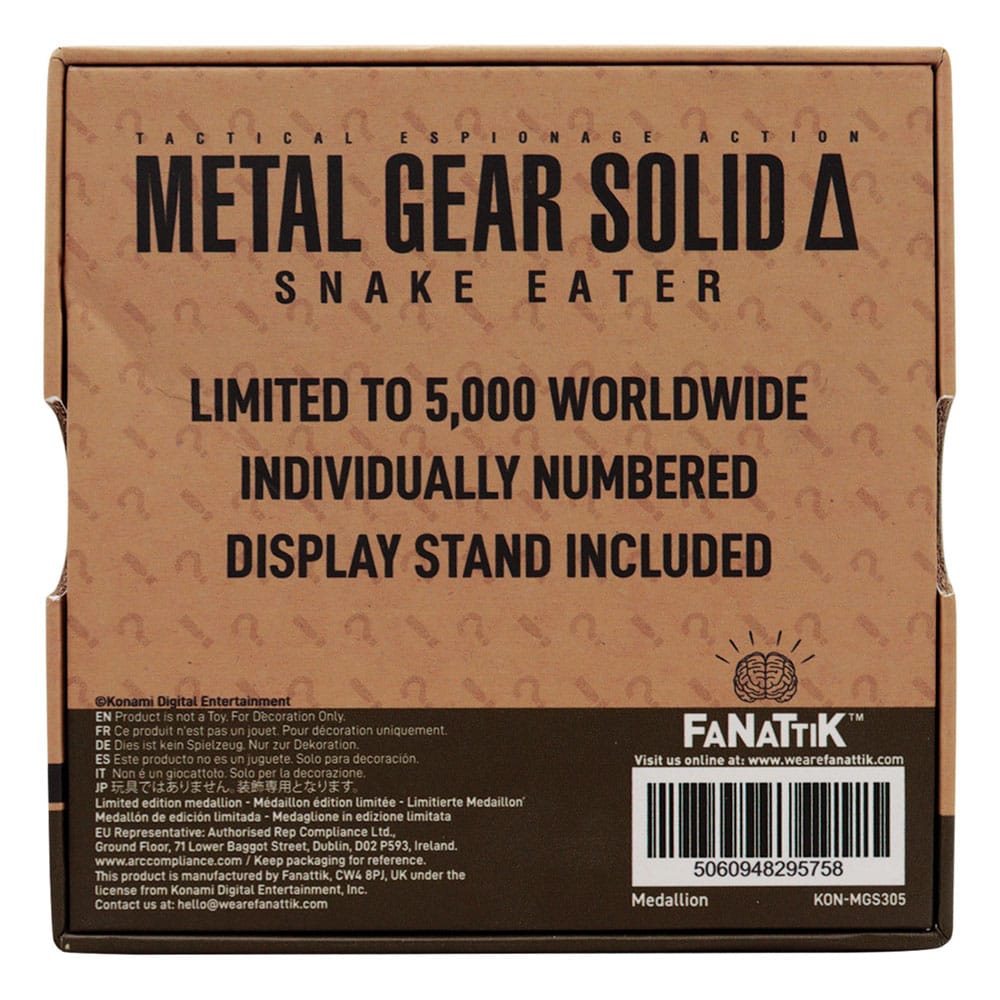 Metal Gear Solid Delta Medallion Cobra Unit Limited Edition - Image 3
