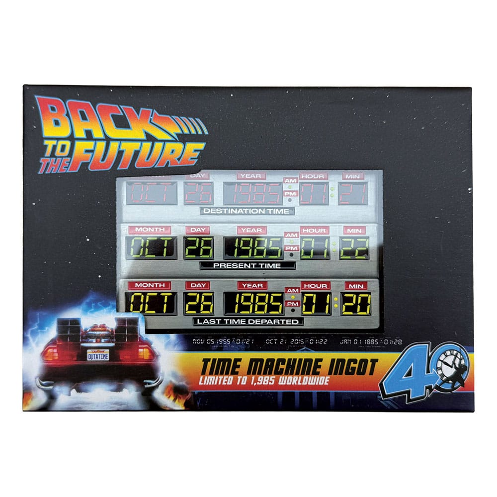 Back To The Future Ingot 40th Anniversary Time Circuits Limited Edition - Image 4