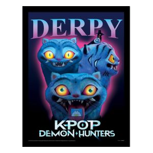 KPop Demon Hunters Collector Print Framed Poster Derpy
