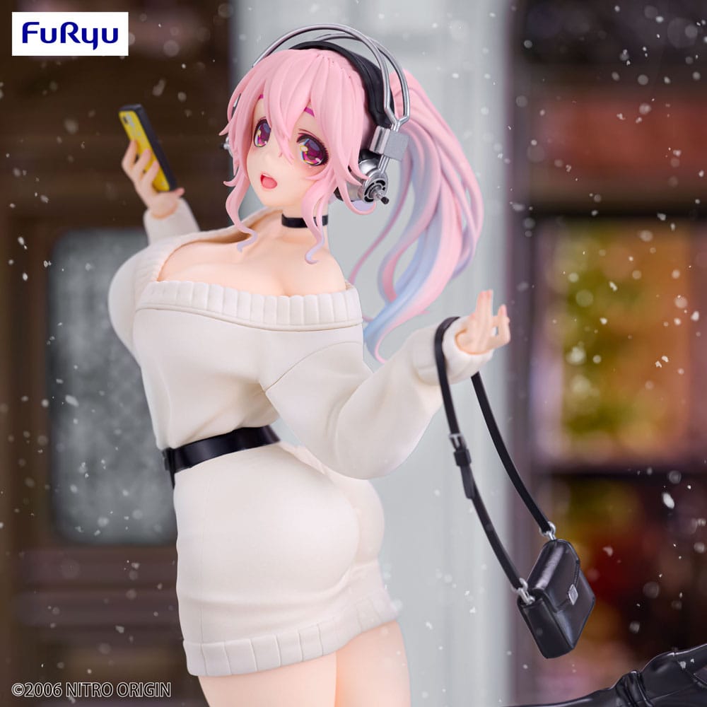 Super Sonico Trio-Try-iT PVC Statue Winter Memory Ver. 21 cm - Image 2