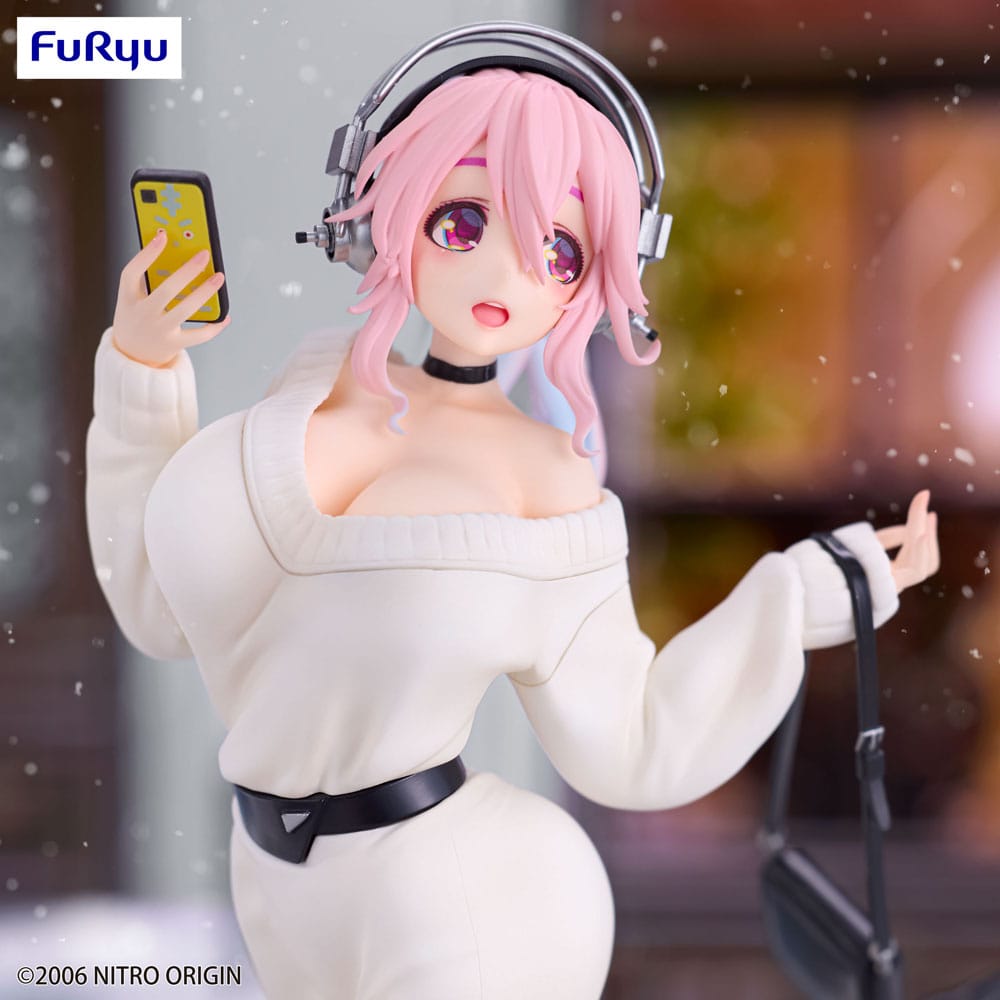 Super Sonico Trio-Try-iT PVC Statue Winter Memory Ver. 21 cm - Image 9
