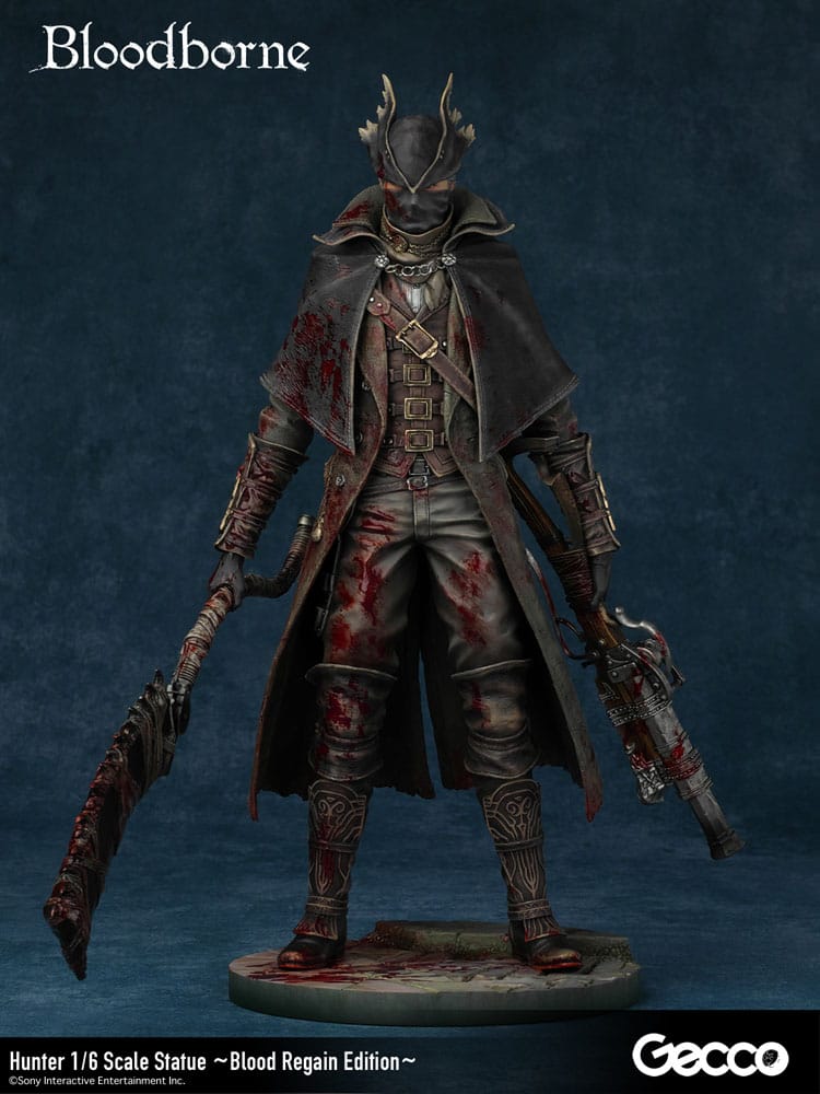 Bloodborne The Old Hunters PVC Statue 1/6 Hunter Blood Regain Edition 32 cm - Image 2