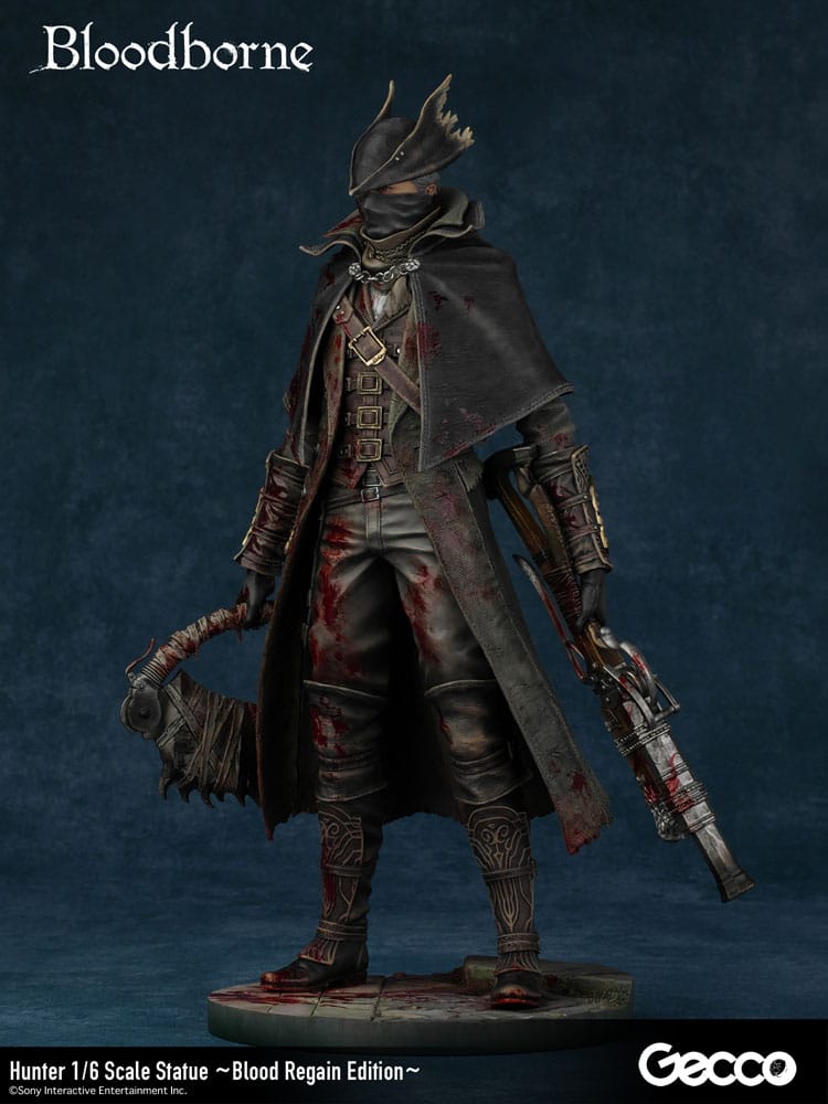 Bloodborne The Old Hunters PVC Statue 1/6 Hunter Blood Regain Edition 32 cm - Image 7
