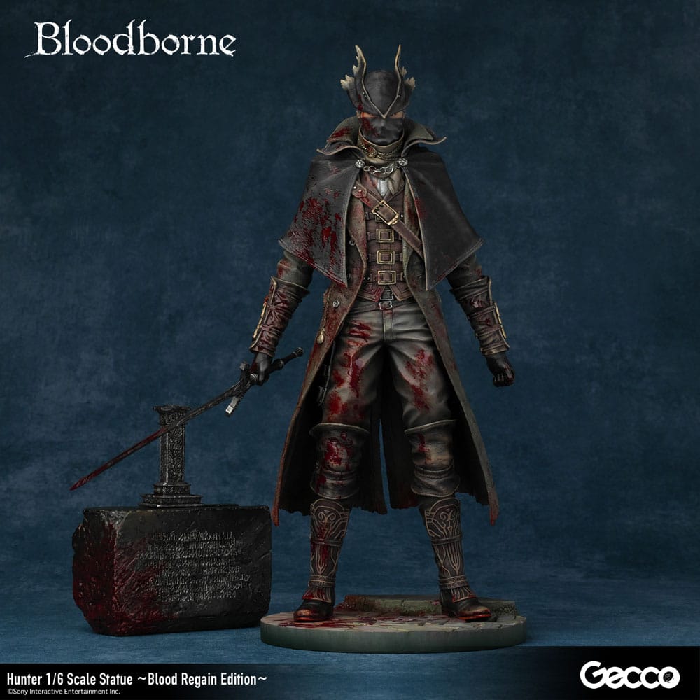Bloodborne The Old Hunters PVC Statue 1/6 Hunter Blood Regain Edition 32 cm - Image 11