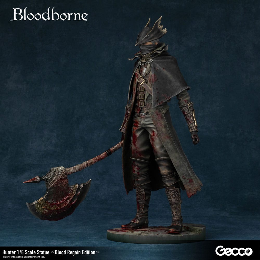 Bloodborne The Old Hunters PVC Statue 1/6 Hunter Blood Regain Edition 32 cm - Image 12