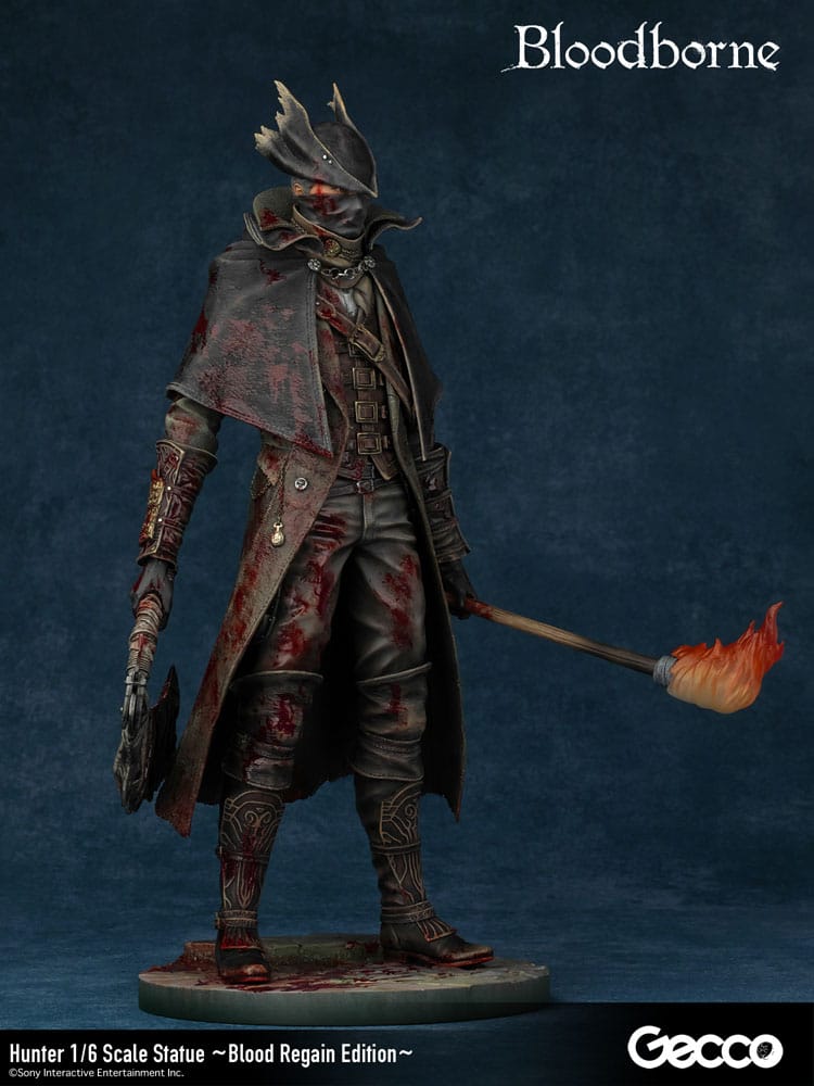 Bloodborne The Old Hunters PVC Statue 1/6 Hunter Blood Regain Edition 32 cm - Image 14