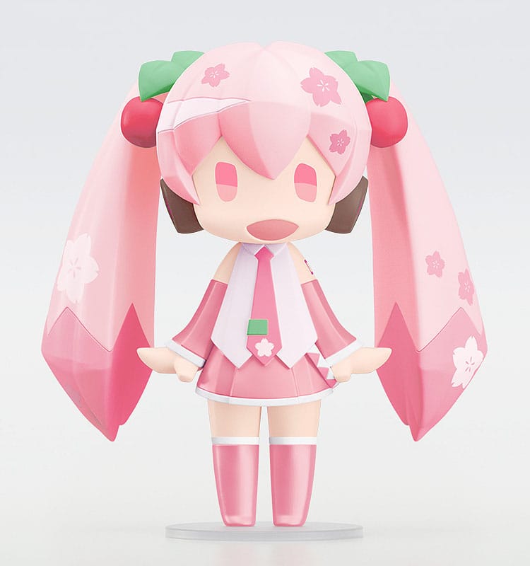 Character Vocal Series 01: Hatsune Miku HELLO! GOOD SMILE Action Figure Sakura Miku 10 cm - Image 2