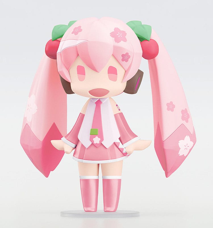Character Vocal Series 01: Hatsune Miku HELLO! GOOD SMILE Action Figure Sakura Miku 10 cm - Image 4