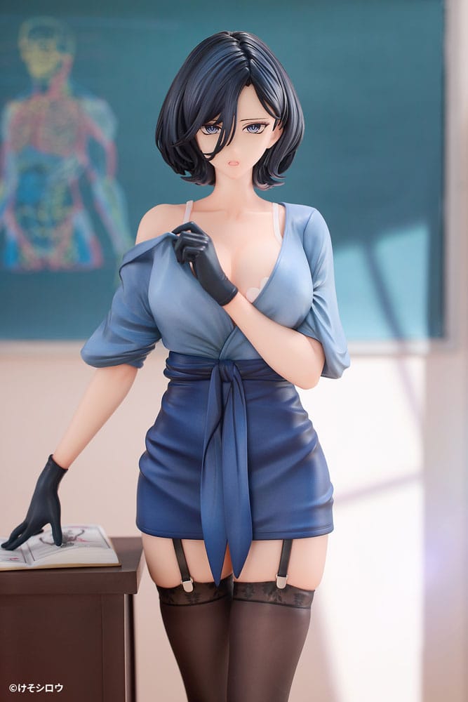 Original Character PVC Statue 1/6 Toutotsu ni Nugidasu Tennen Bijutsu Kyoushi Rumi Illustration by Keso Shirou 28 cm - Image 10