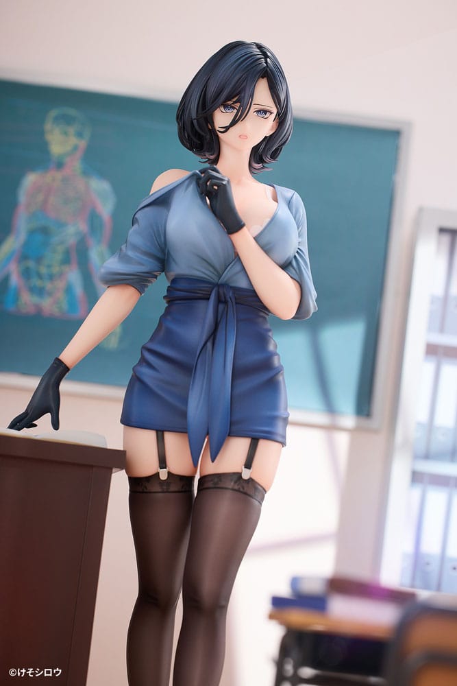 Original Character PVC Statue 1/6 Toutotsu ni Nugidasu Tennen Bijutsu Kyoushi Rumi Illustration by Keso Shirou 28 cm - Image 11