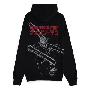 Chainsaw Man Zipper Hoodie Chainsaw Devil Size L