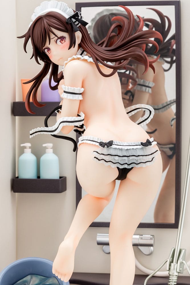 Rent-A-Girlfriend PVC Statue 1/6 Chizuru Mizuhara Maid Bikini de cleanup 24 cm - Image 11