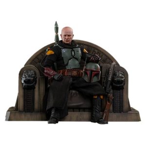 Star Wars: The Mandalorian Action Figure 1/6 Boba Fett Repaint Armor and Throne Special Edition 30 cm