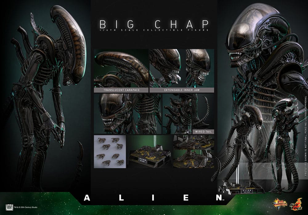 Alien Movie Masterpiece Action Figure 1/6 Big Chap 36 cm - Image 21
