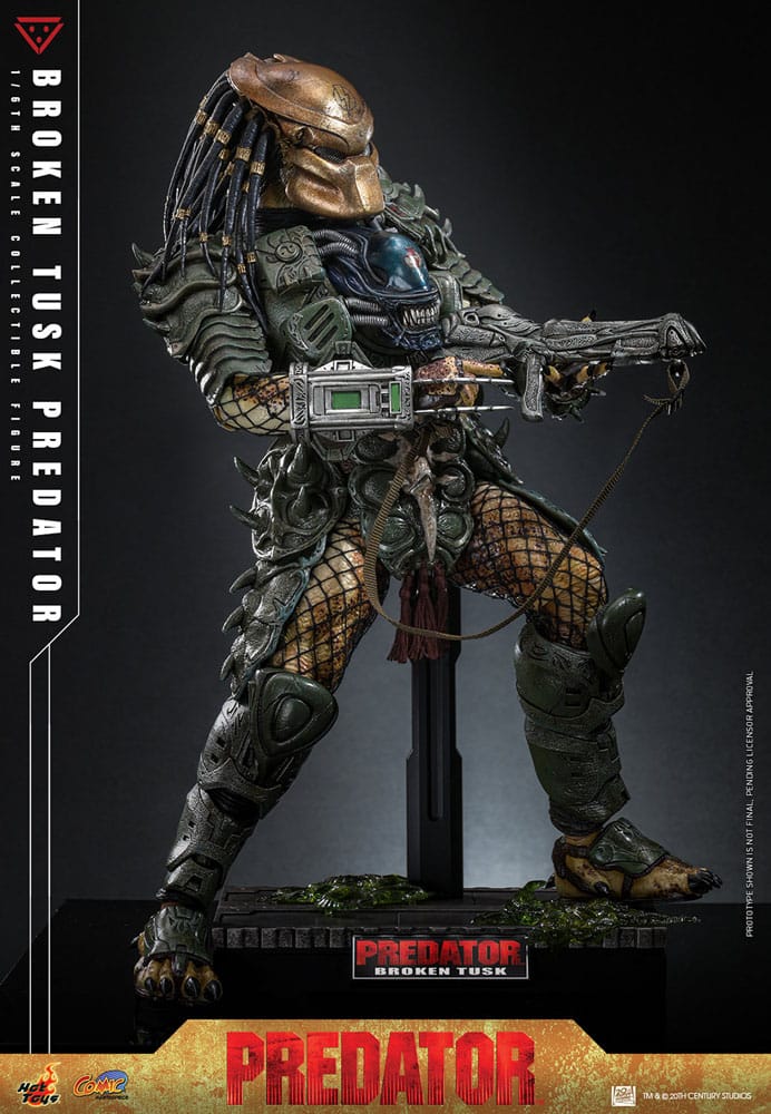 Alien vs. Predator Comic Masterpiece Action Figure 1/6 Broken Tusk Predator 35 cm - Image 8
