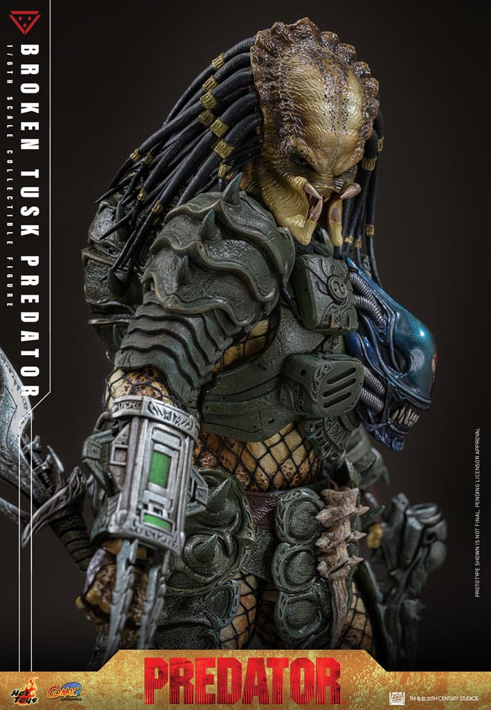 Alien vs. Predator Comic Masterpiece Action Figure 1/6 Broken Tusk Predator 35 cm - Image 16