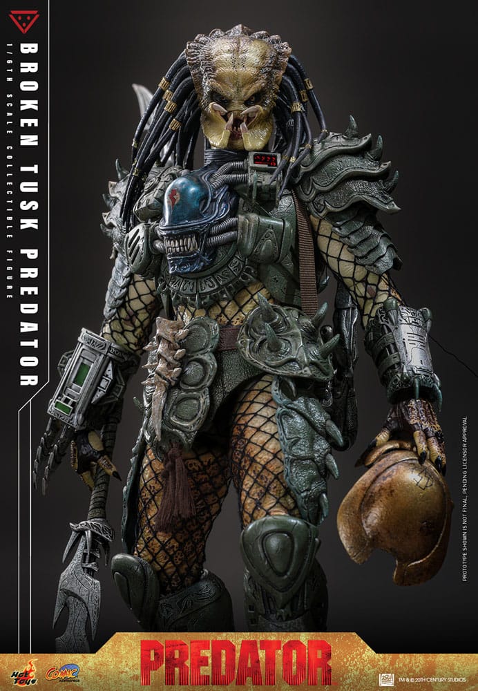Alien vs. Predator Comic Masterpiece Action Figure 1/6 Broken Tusk Predator 35 cm - Image 17